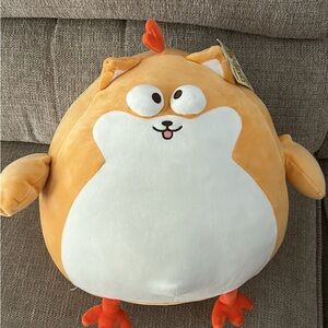 Corgi chicken plushie